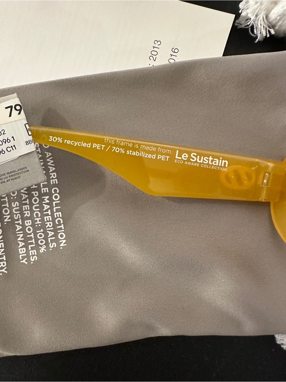 🆕 Le Specs Le Sustain Outta Trash - Mustard (yellow) - Picture 6 of 8
